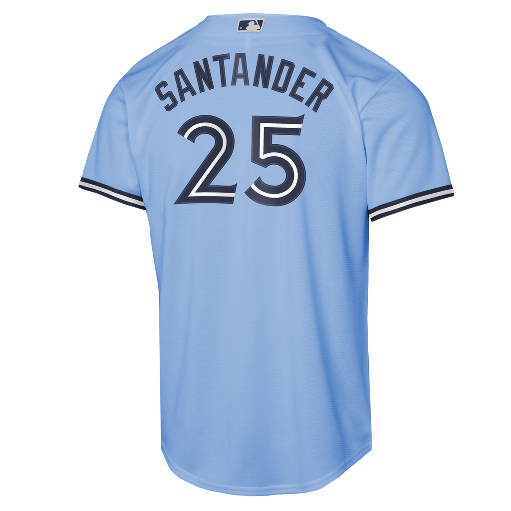 Youth Toronto Blue Jays Anthony Santander Nike Powder Blue Alternate Replica Jersey - 4