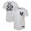 Youth New York Yankees Ben Rice Nike White Home Replica Jersey