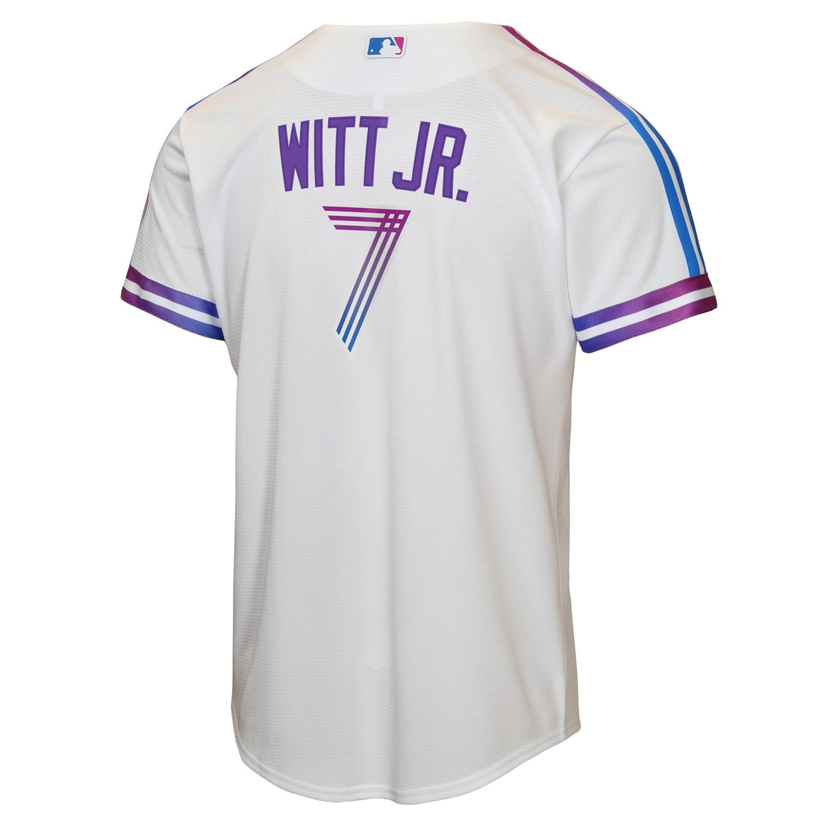 Youth Kansas City Royals Bobby Witt Jr. Nike White 2026 City Connect Stadium Jersey - 4