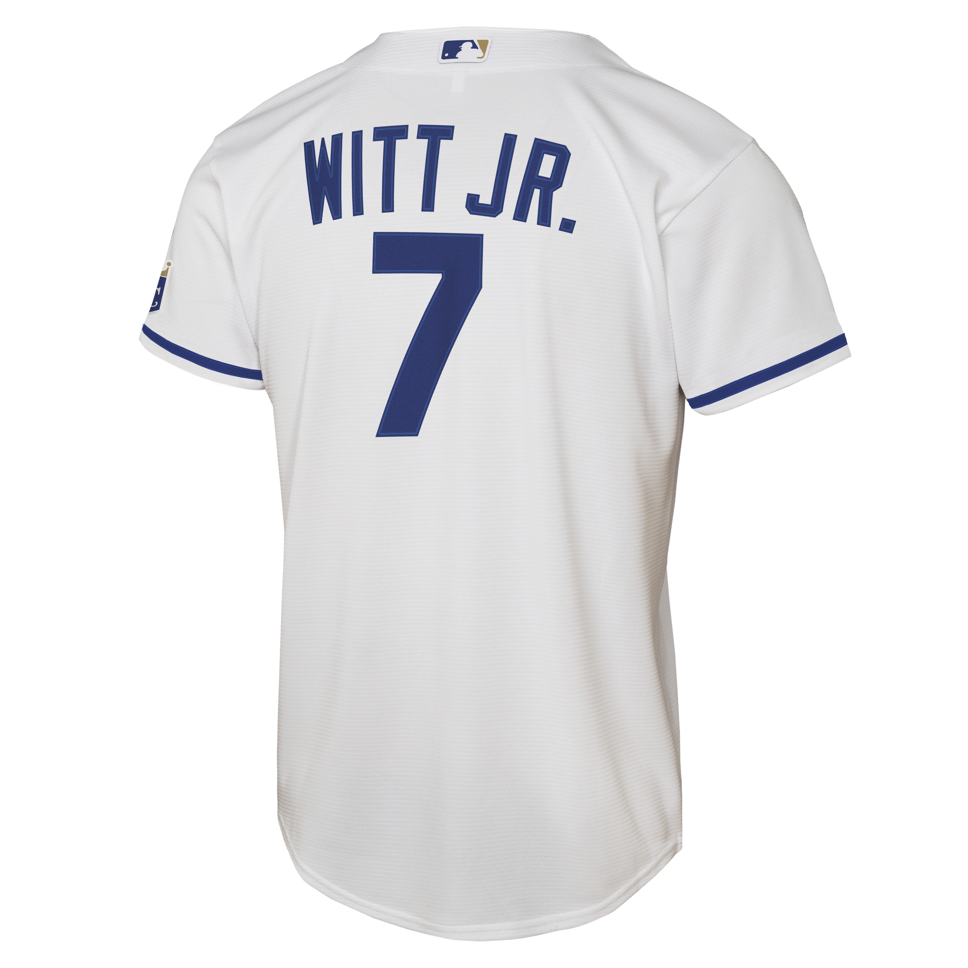 Youth Kansas City Royals Bobby Witt Jr. Nike White Home Stadium Jersey - 4