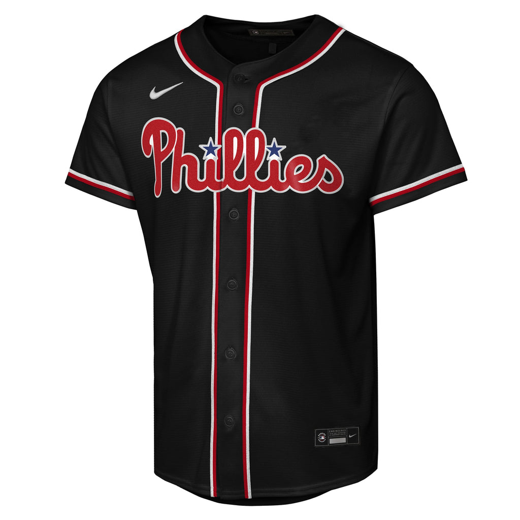 Youth Philadelphia Phillies Bryce Harper Nike Black Fashion Replica Player Jersey - 3