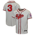 Youth Philadelphia Phillies Bryce Harper Nike Gray 2026 Field of Dreams Replica Jersey