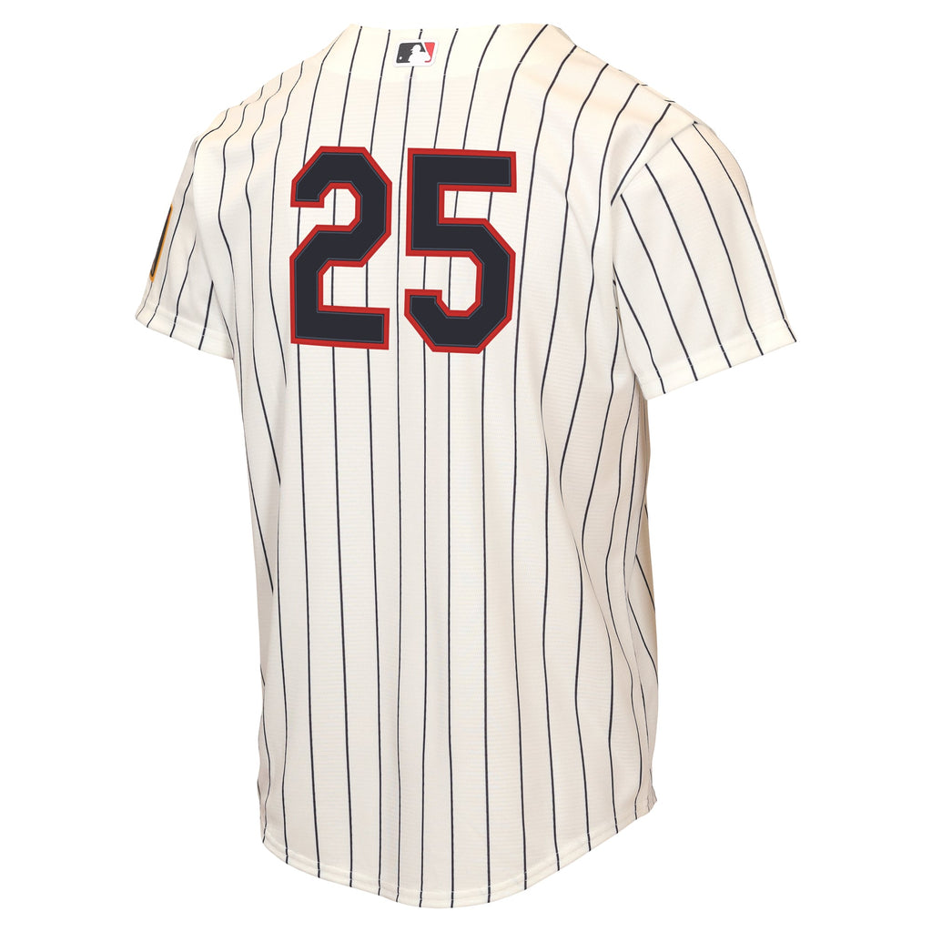 Youth Minnesota Twins Byron Buxton Nike Cream 2026 Field of Dreams Replica Jersey - 4