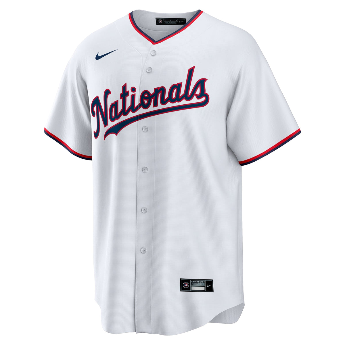 Youth Washington Nationals CJ Abrams Nike White Home Replica Player Jersey - 3