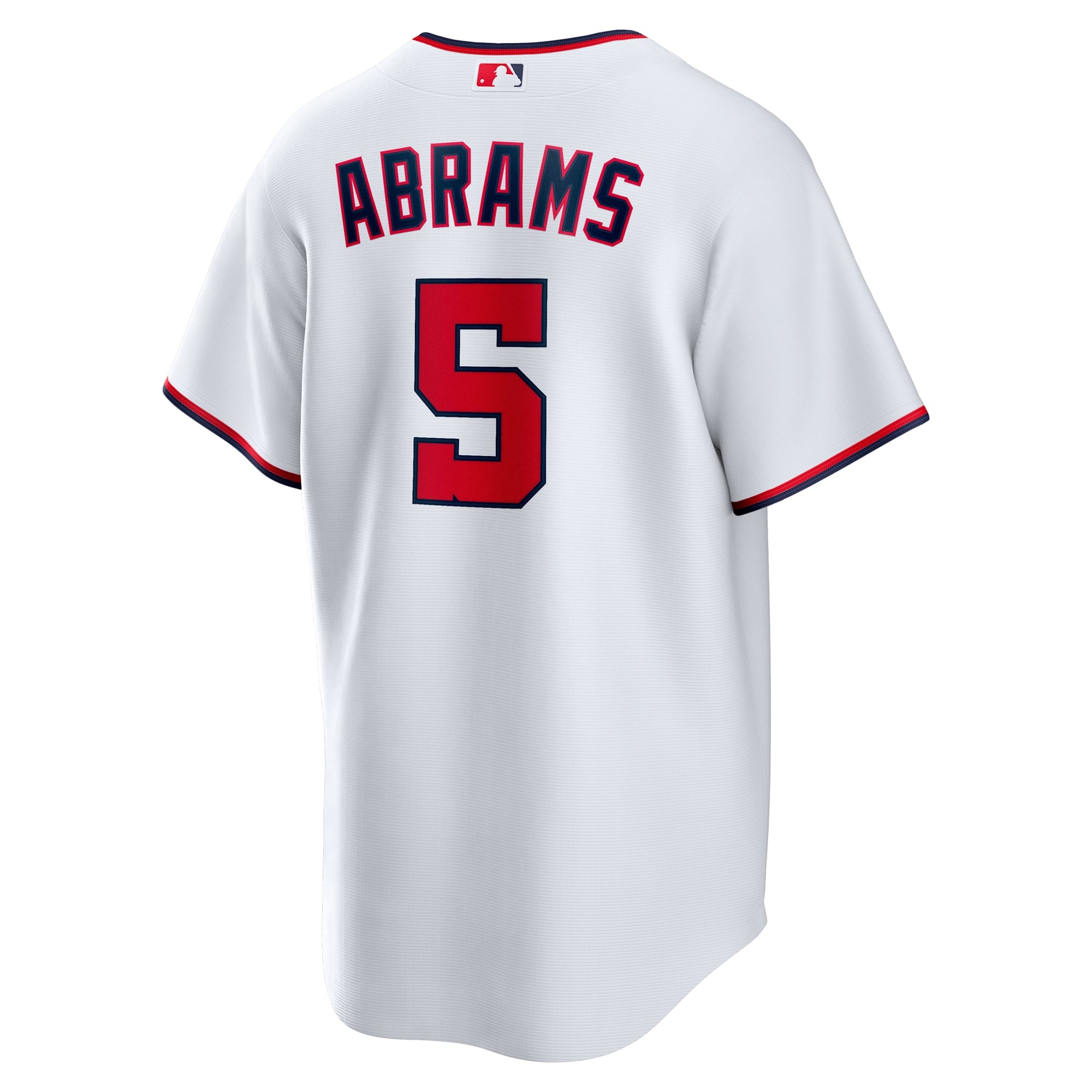 Youth Washington Nationals CJ Abrams Nike White Home Replica Player Jersey - 4