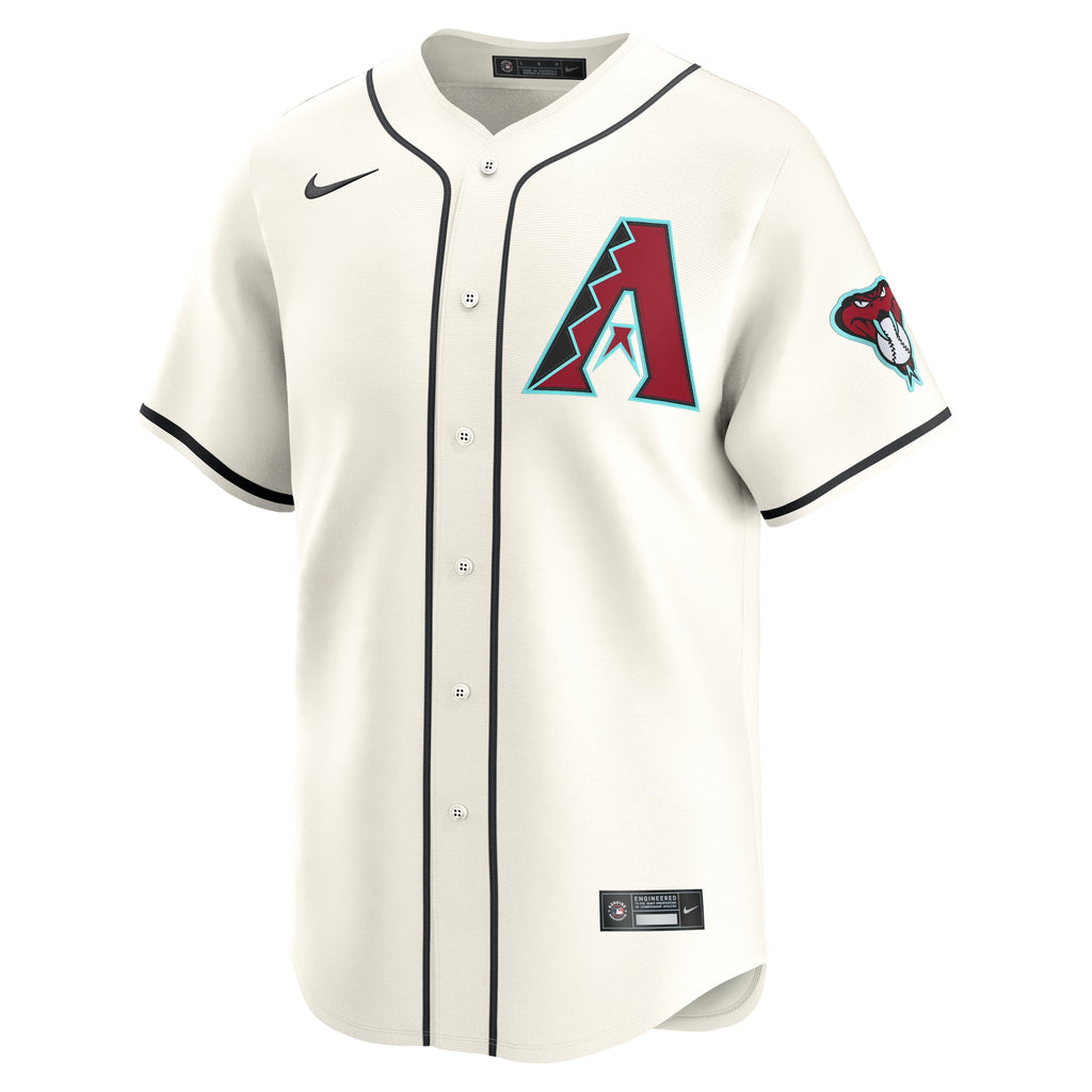 Youth Arizona Diamondbacks Corbin Carroll Nike White Home Limited Player Jersey - 3