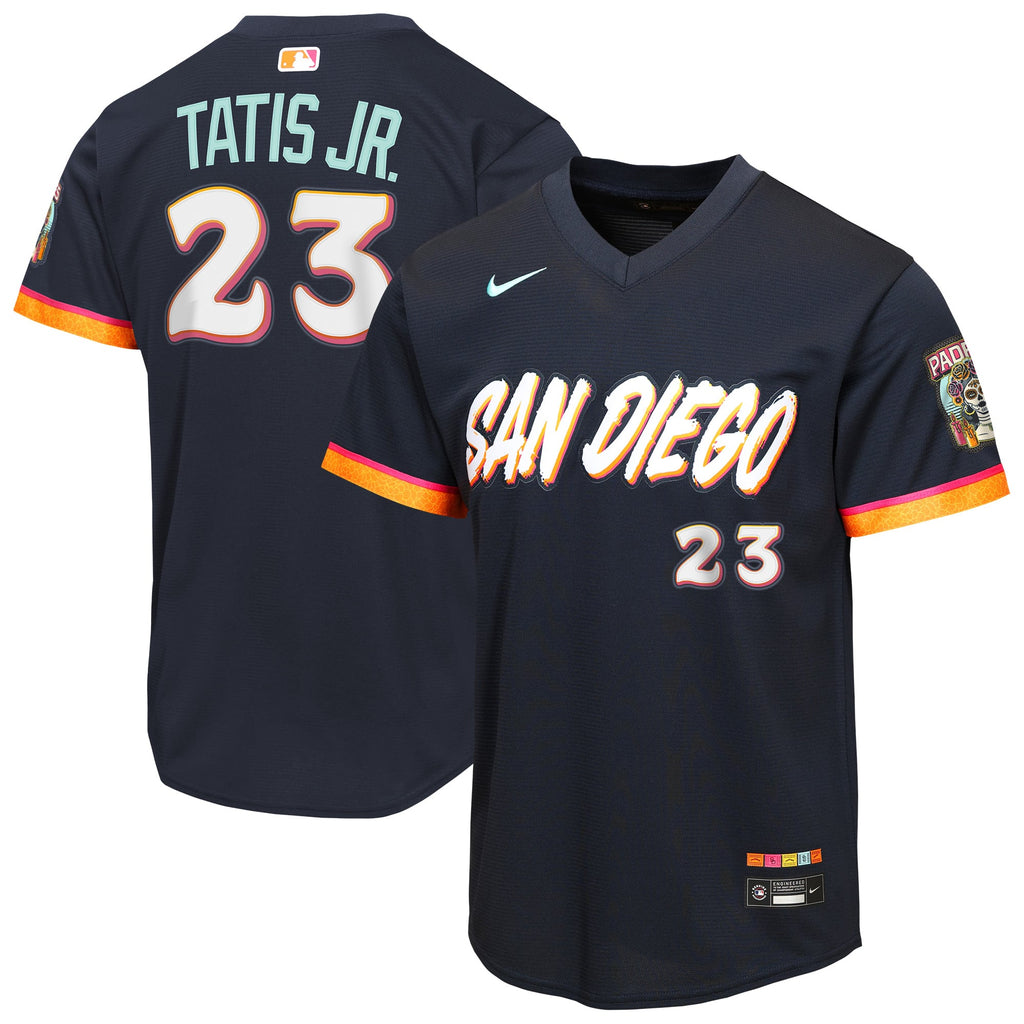 Youth San Diego Padres Fernando Tatis Jr. Nike Obsidian 2026 City Connect Stadium Jersey - 2