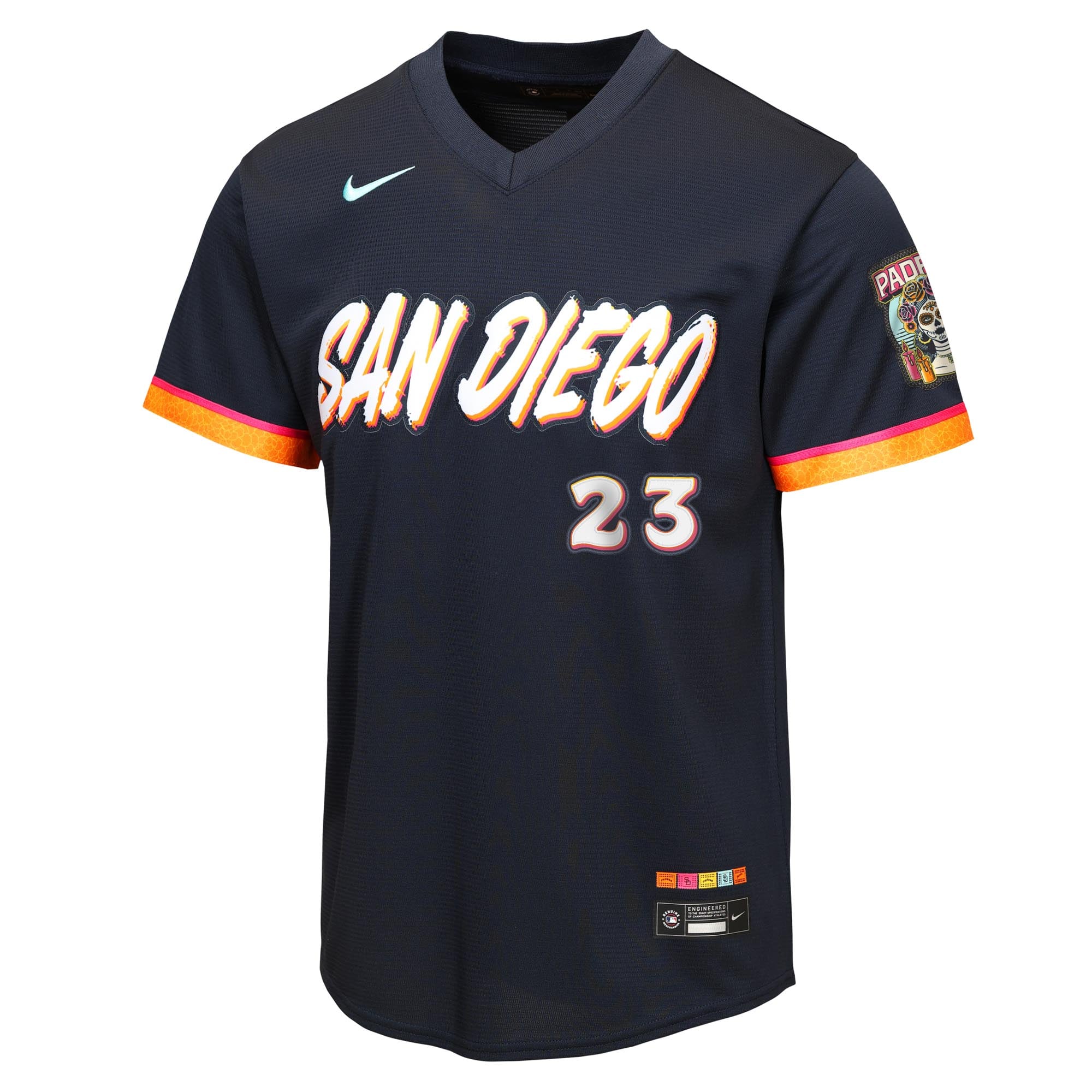 Youth San Diego Padres Fernando Tatis Jr. Nike Obsidian 2026 City Connect Stadium Jersey - 3