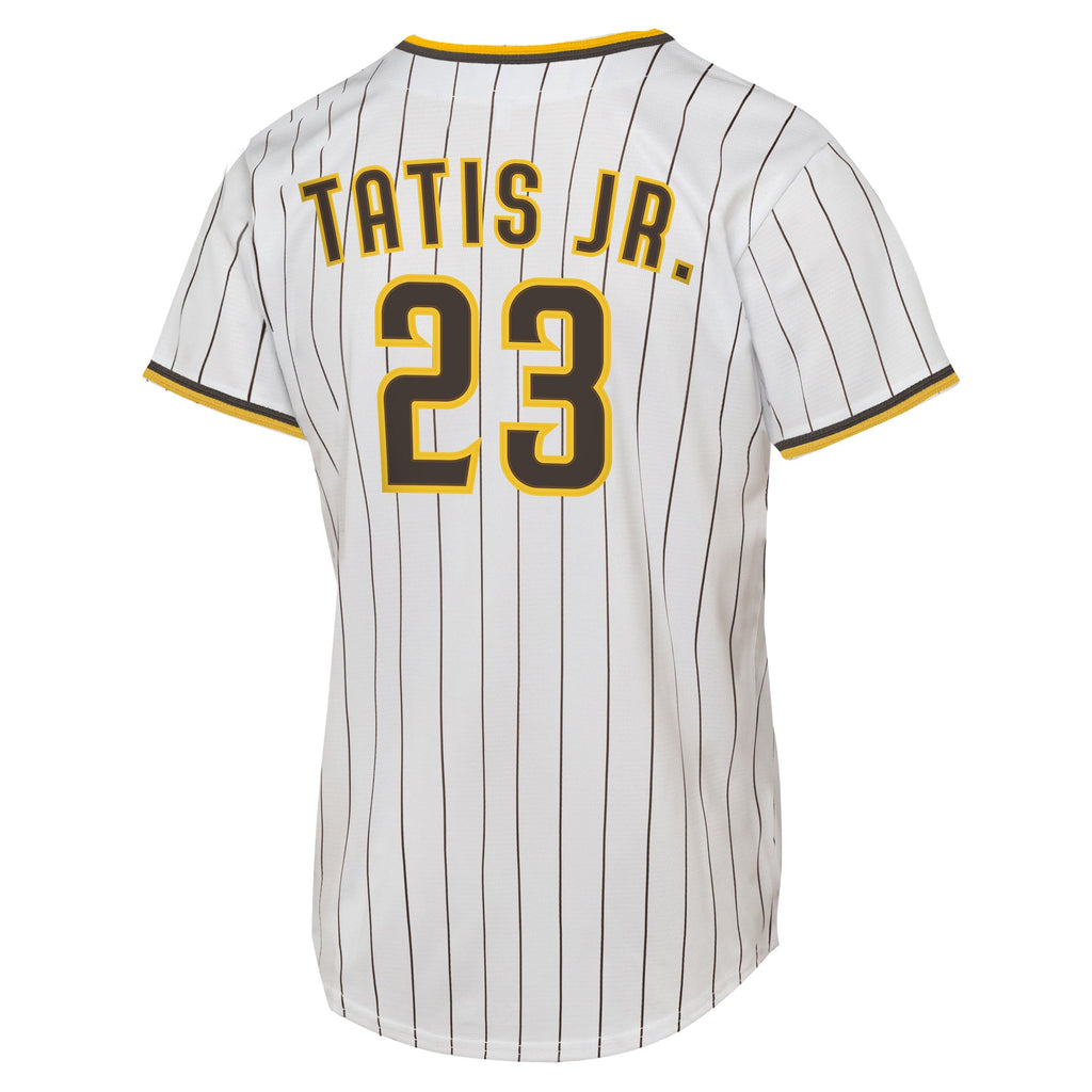 Youth San Diego Padres Fernando Tatis Jr. Nike White Home Replica Player Jersey - 4