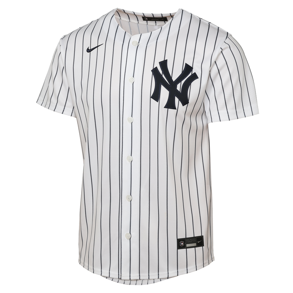 Youth New York Yankees George Lombard Jr. Nike White Home Replica Jersey - 3