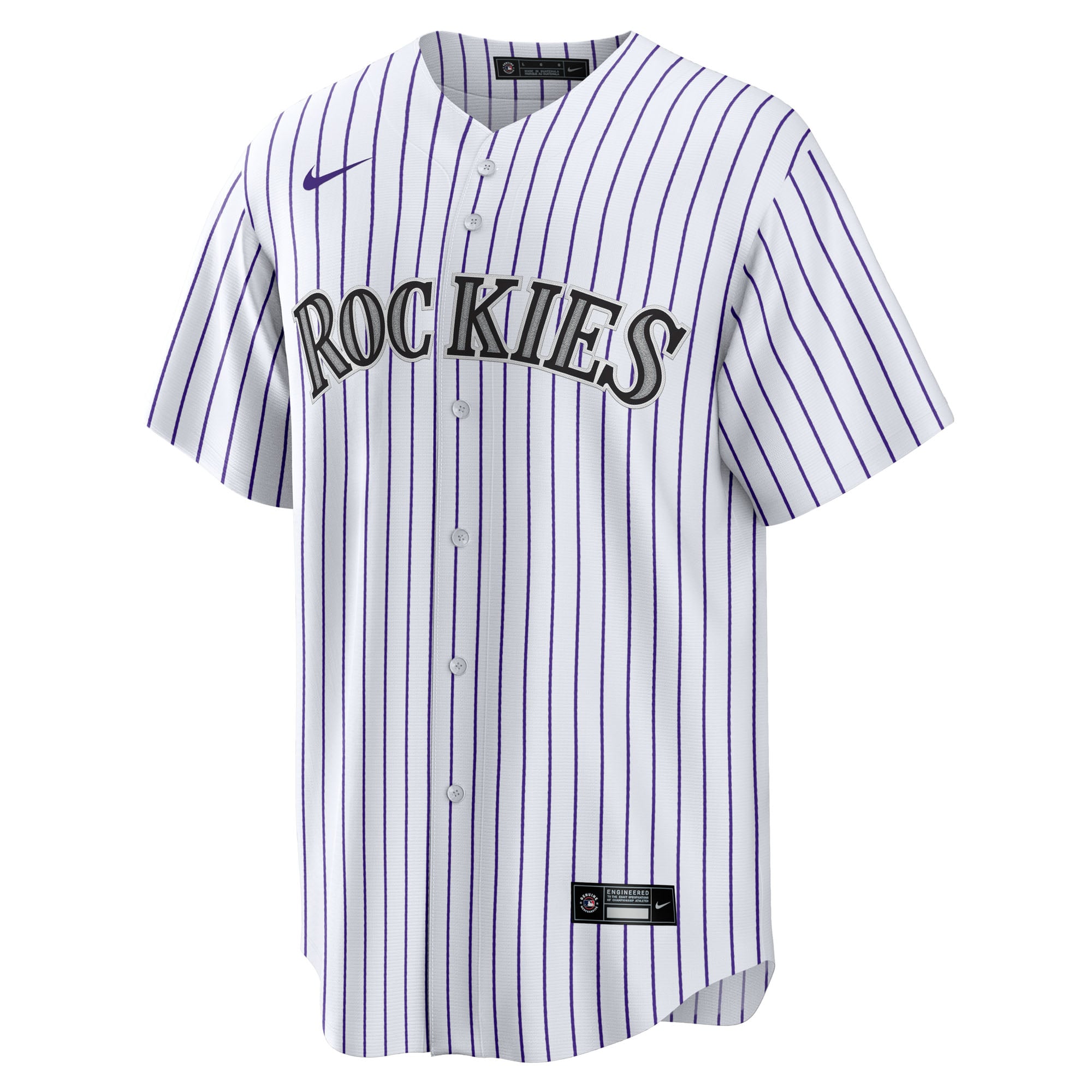Youth Colorado Rockies Hunter Goodman Nike White Home Replica Jersey - 3
