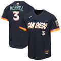 Youth San Diego Padres Jackson Merrill Nike Obsidian 2026 City Connect Stadium Jersey