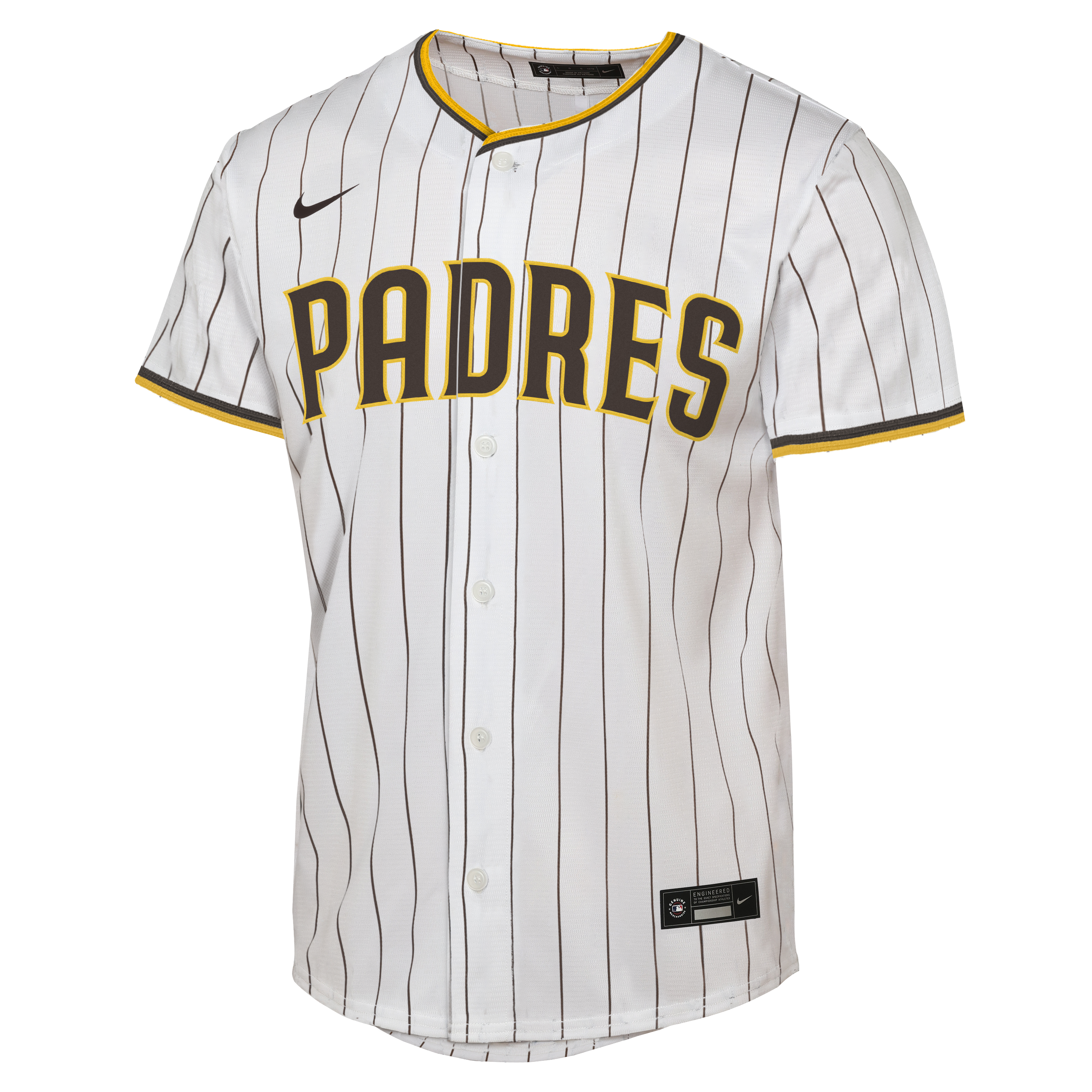 Youth San Diego Padres Jackson Merrill Nike White Home Replica Jersey - 3