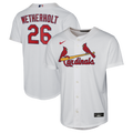 Youth St. Louis Cardinals JJ Wetherholt Nike White Home Replica Jersey