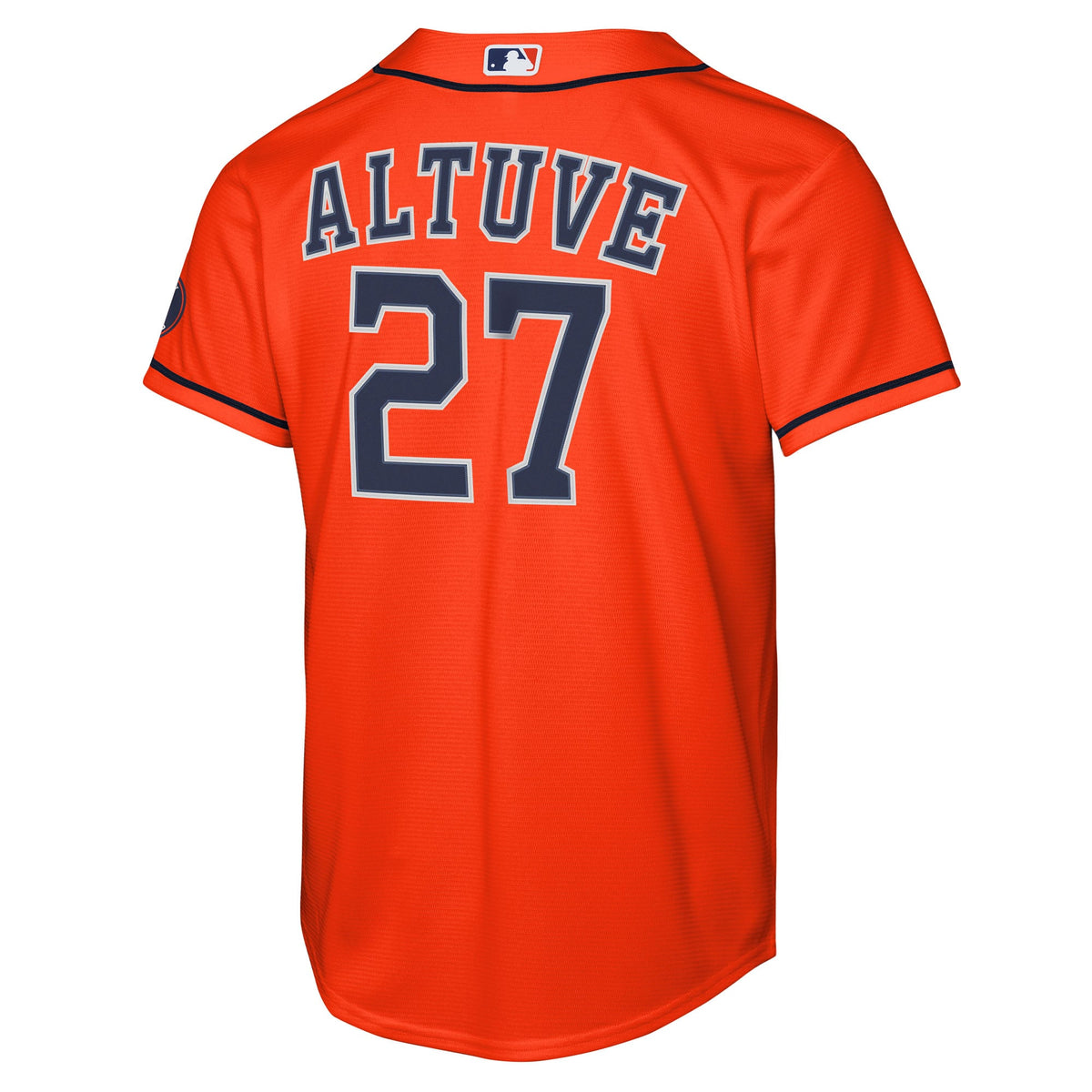 Youth Houston Astros Jose Altuve Nike Orange Alternate Stadium Jersey - 4