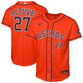 Youth Houston Astros Jose Altuve Nike Orange Alternate Stadium Jersey