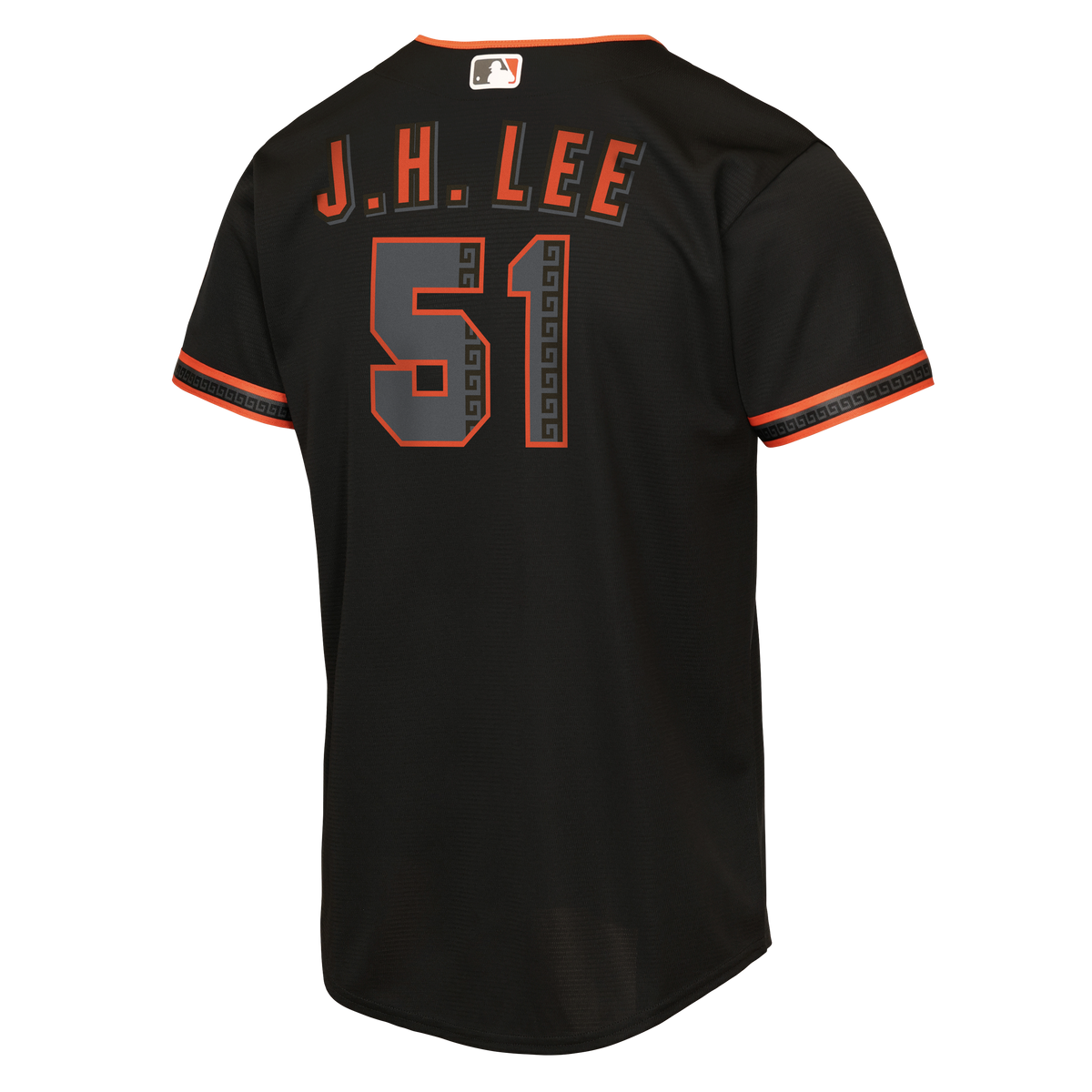 Youth San Francisco Giants Jung Hoo Lee Nike Black Alternate 2 Replica Jersey - 4