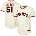 Youth San Francisco Giants Jung Hoo Lee Nike Cream Home Replica Player Jersey