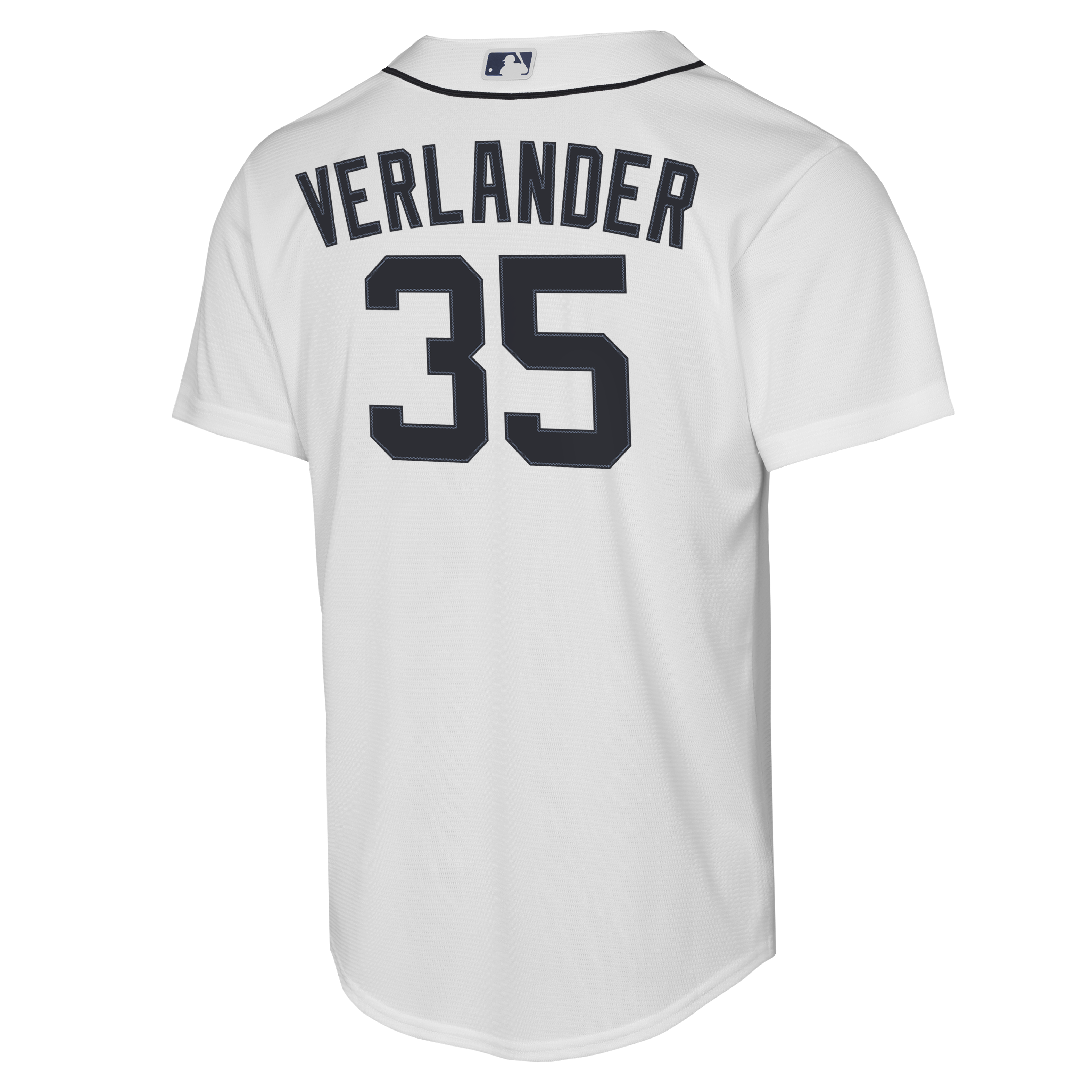 Youth Detroit Tigers Justin Verlander Nike White Home Replica Jersey - 4