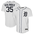 Youth Detroit Tigers Justin Verlander Nike White Home Replica Jersey