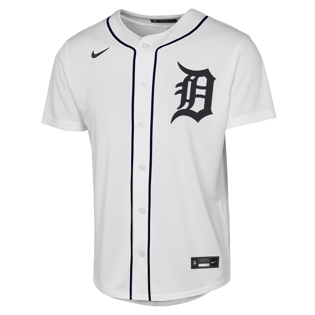 Youth Detroit Tigers Kevin McGonigle Nike White Home Replica Jersey - 3