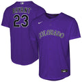 Youth Colorado Rockies Kris Bryant Nike Purple Alternate Replica Jersey