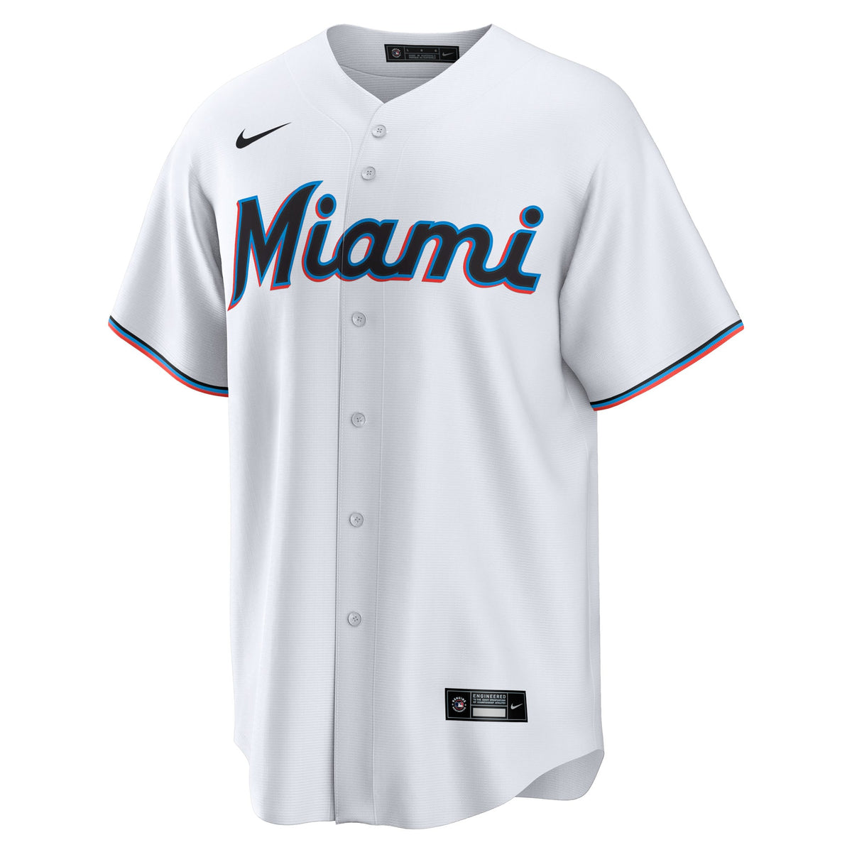 Youth Miami Marlins Kyle Stowers Nike White Home Replica Jersey - 3