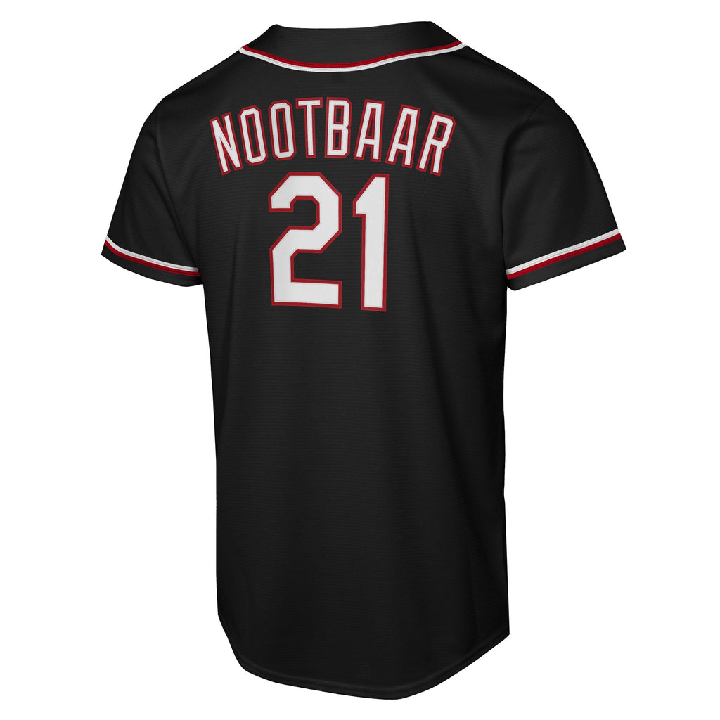 Youth St. Louis Cardinals Lars Nootbaar Nike Black Fashion Replica Player Jersey - 4