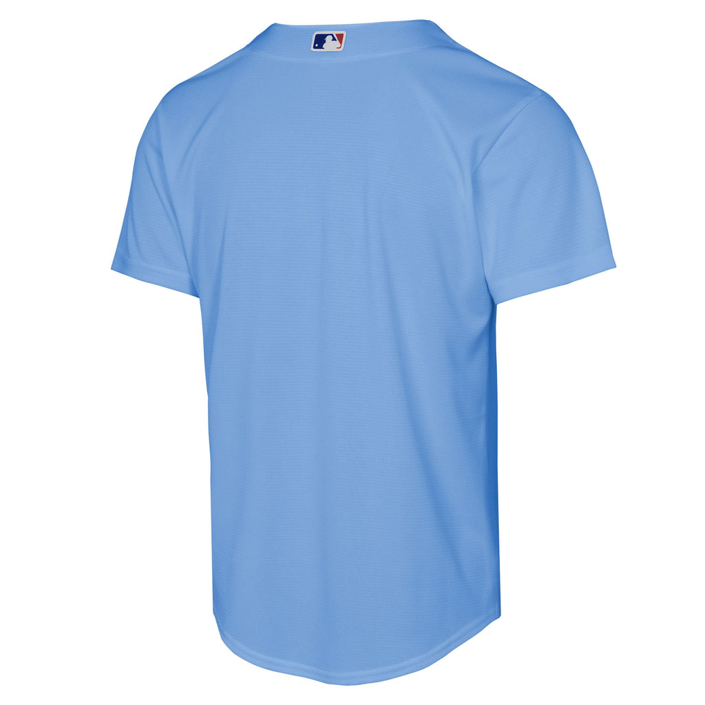 Youth Chicago Cubs Nike Light Blue Alternate Replica Jersey - 4