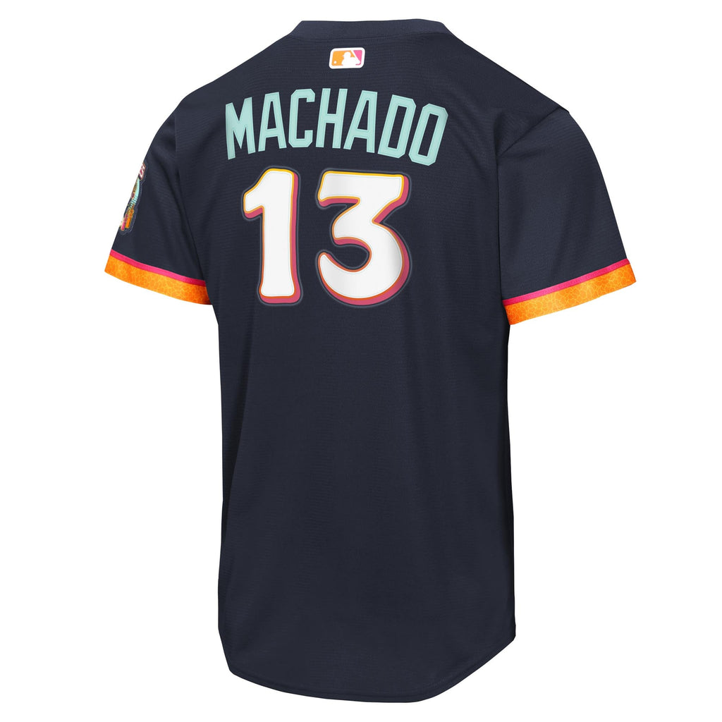 Youth San Diego Padres Manny Machado Nike Obsidian 2026 City Connect Stadium Jersey - 4