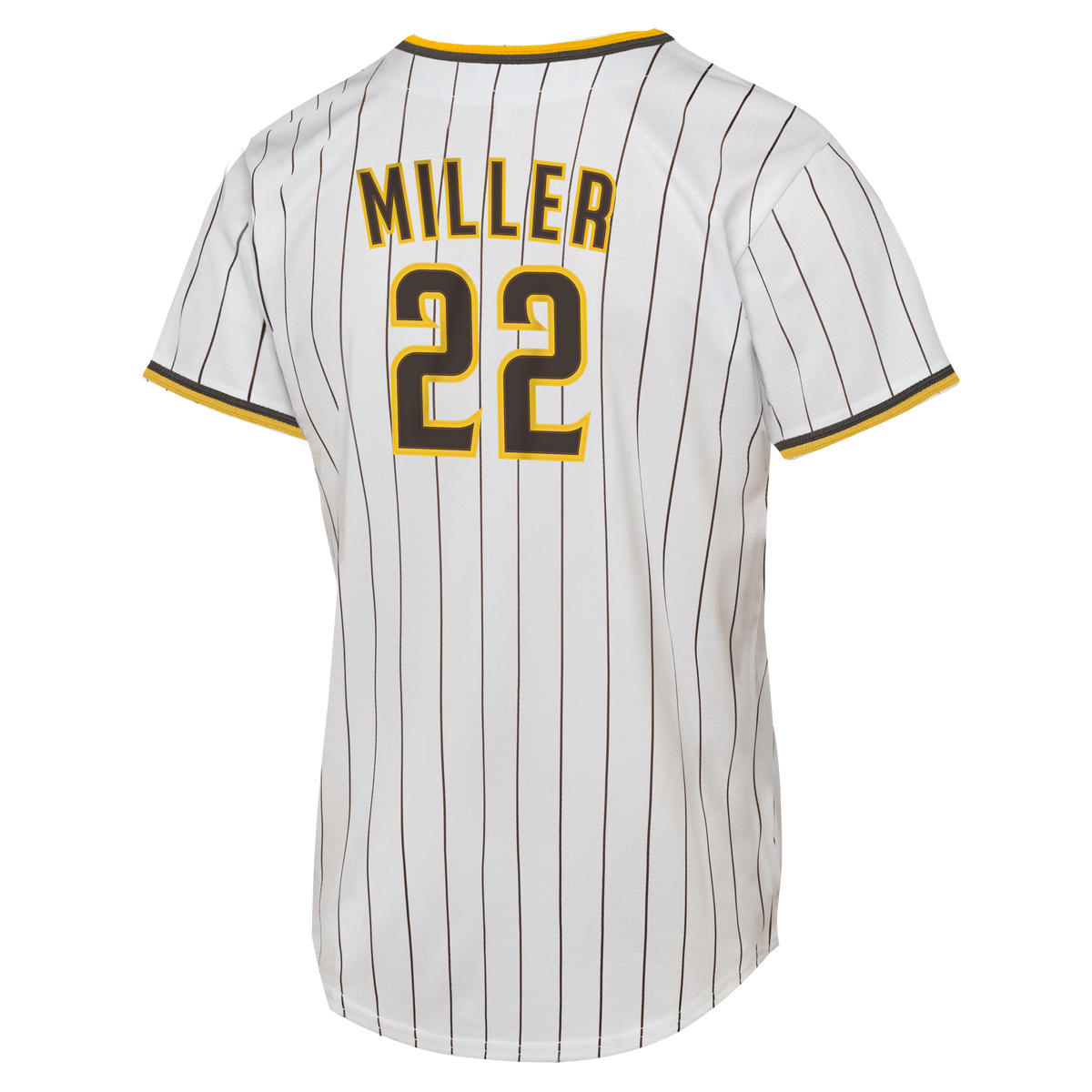 Youth San Diego Padres Mason Miller Nike White Home Replica Jersey - 4