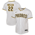 Youth San Diego Padres Mason Miller Nike White Home Replica Jersey