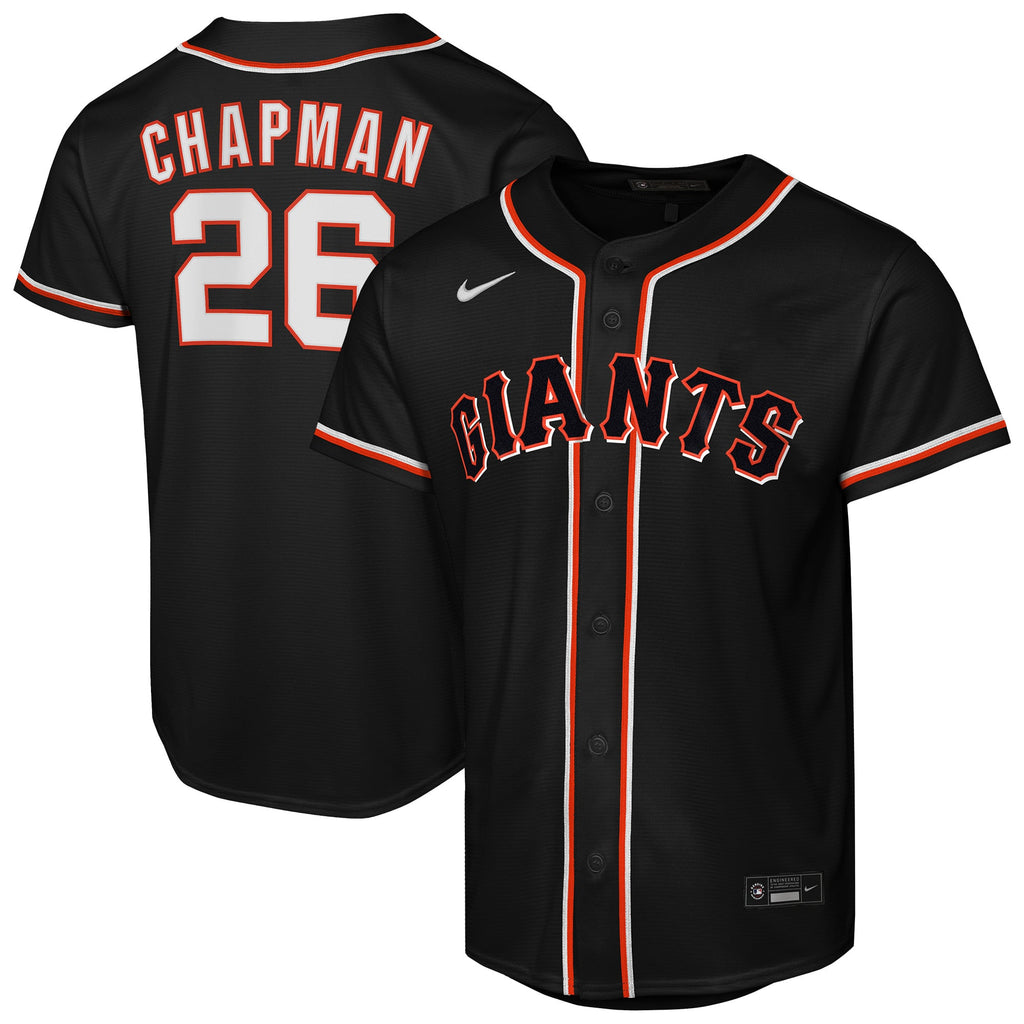 Youth San Francisco Giants Matt Chapman Nike Black Fashion Replica Player Jersey - 2