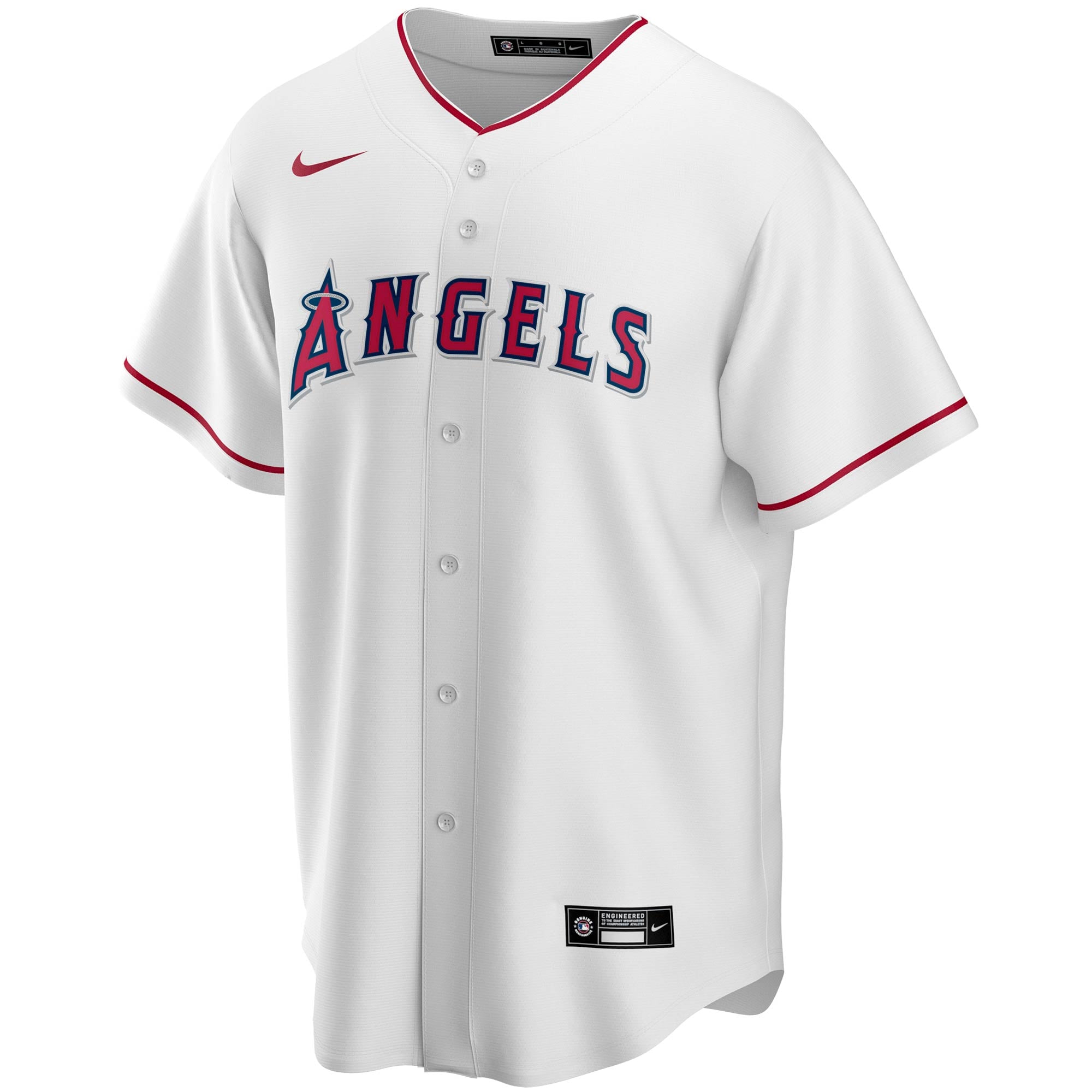 Youth Los Angeles Angels Mike Trout Nike White Alternate Replica Player Jersey - 3