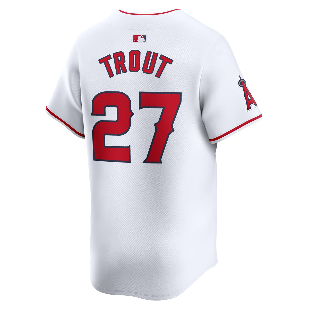 Youth Los Angeles Angels Mike Trout Nike White Home Limited Player Jersey - 4