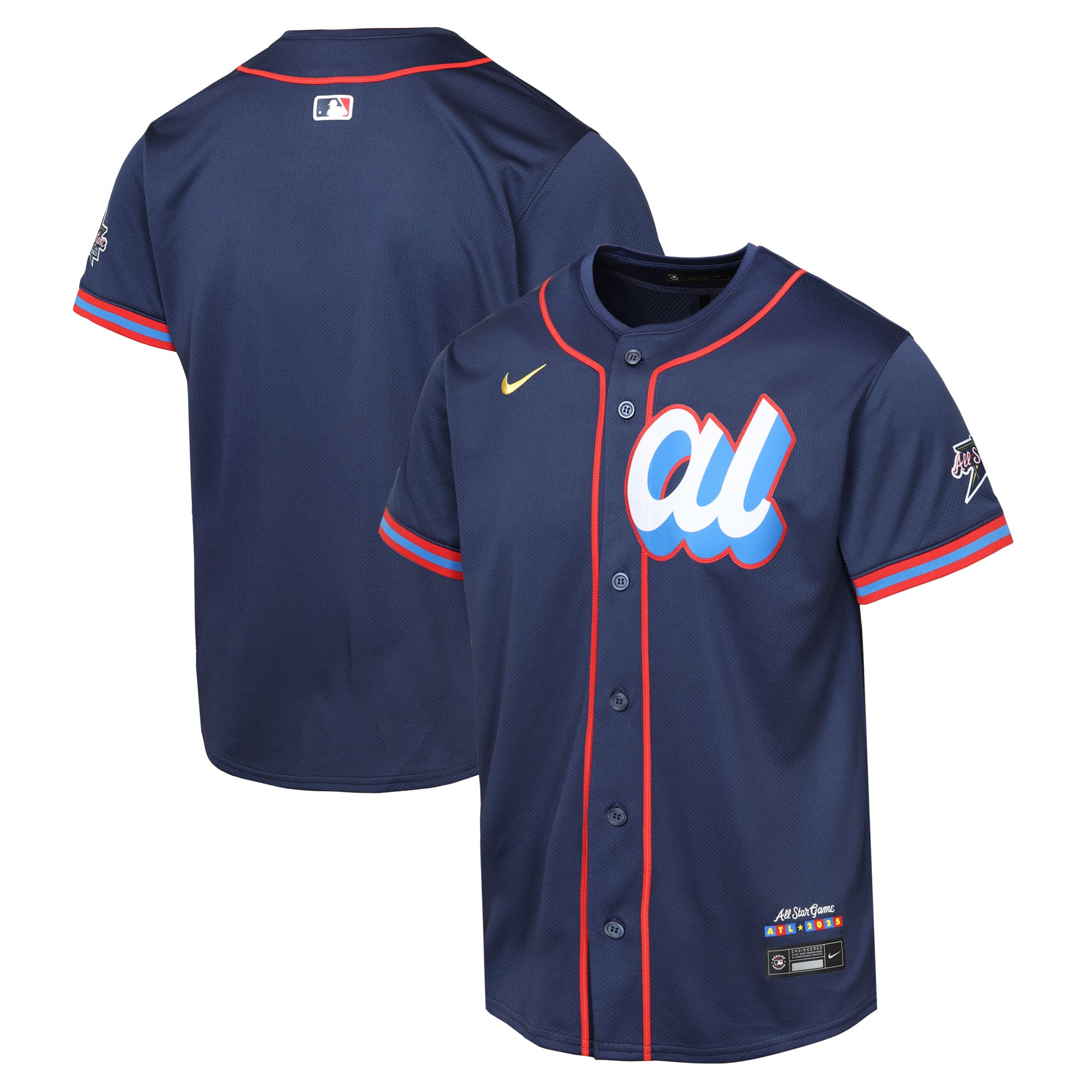 Youth American League Nike Navy 2025 All-Star Edition Limited Jersey - 2