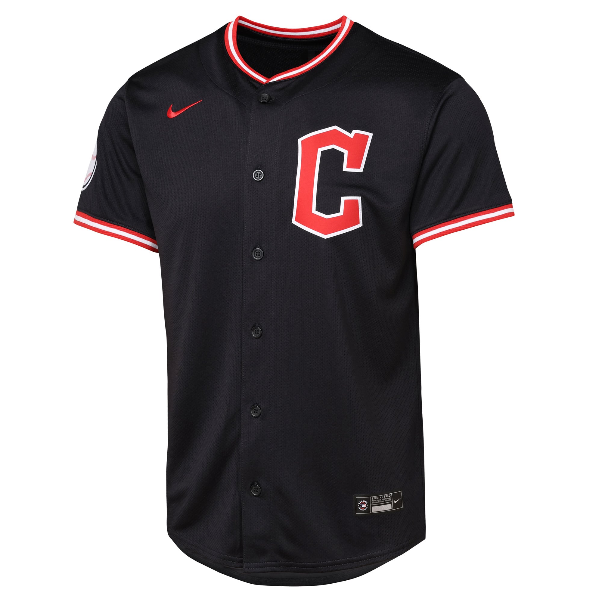 Youth Cleveland Guardians Nike Navy Limited Jersey - 3