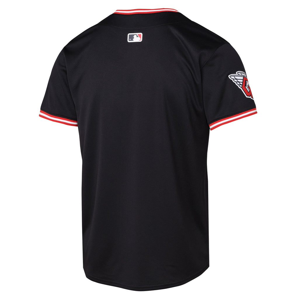 Youth Cleveland Guardians Nike Navy Limited Jersey - 4