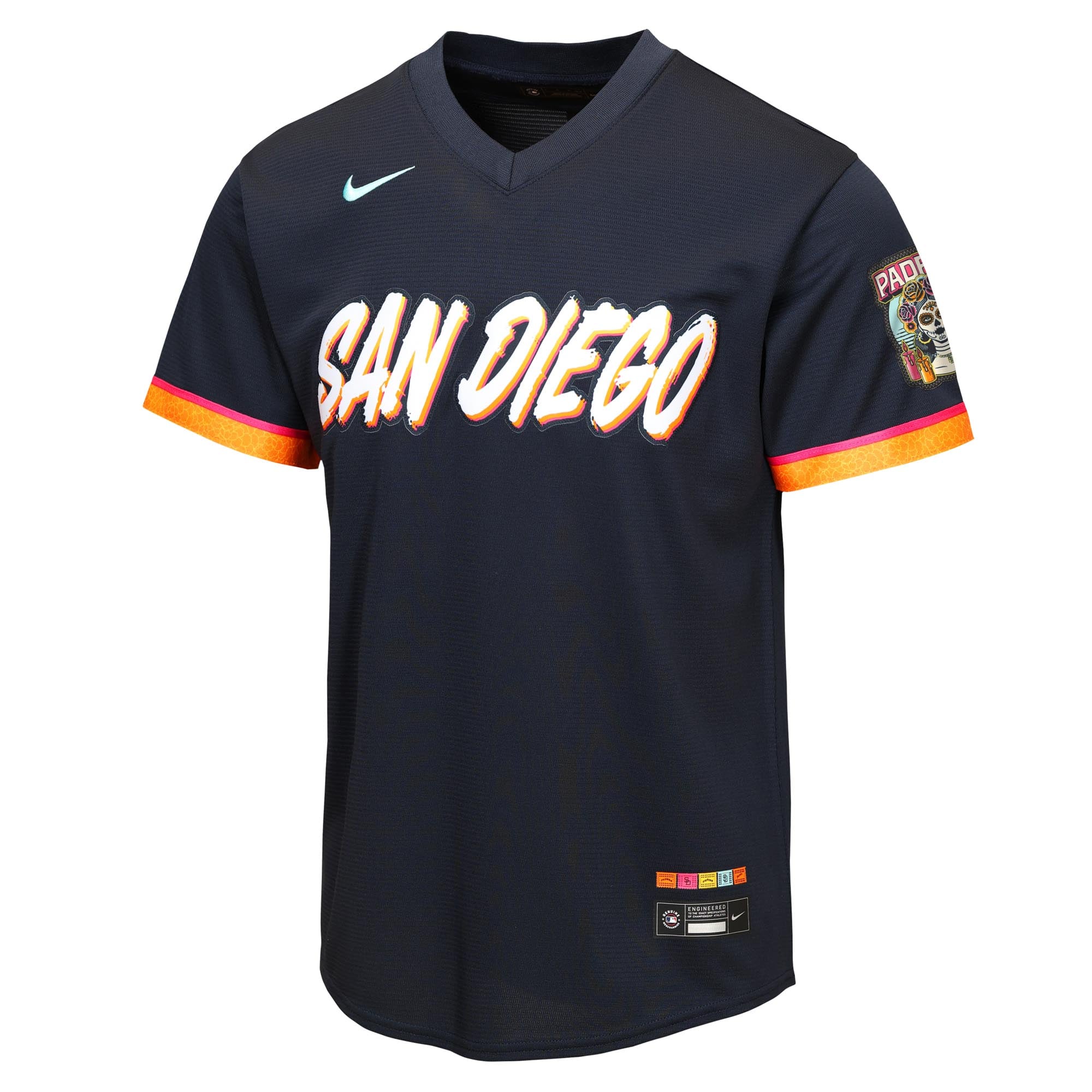 Youth San Diego Padres Nike Obsidian 2026 City Connect Stadium Jersey - 3