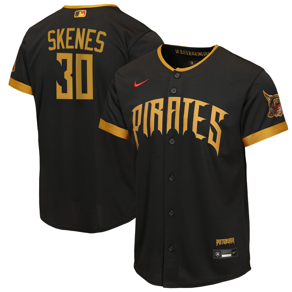 Youth Pittsburgh Pirates Paul Skenes Nike Black 2026 City Connect Stadium Jersey