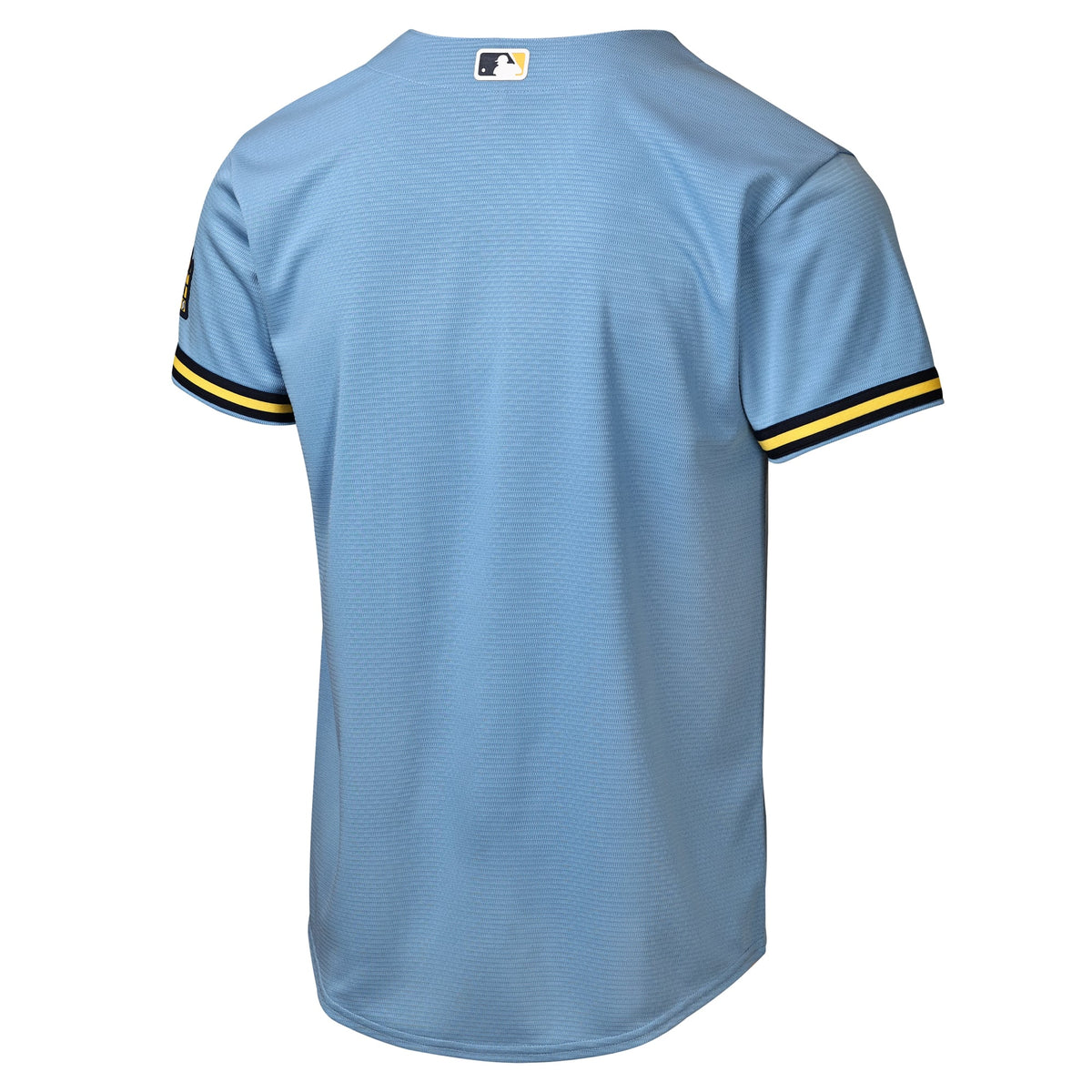 Youth Milwaukee Brewers Nike Powder Blue Road Stadium Jersey - 4