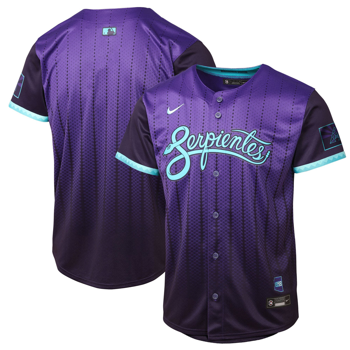 Youth Arizona Diamondbacks Nike Purple 2025 City Connect Limited Jersey - 2