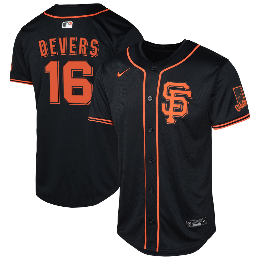 Youth San Francisco Giants Rafael Devers Nike Black Limited Jersey - 2
