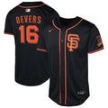 Youth San Francisco Giants Rafael Devers Nike Black Limited Jersey