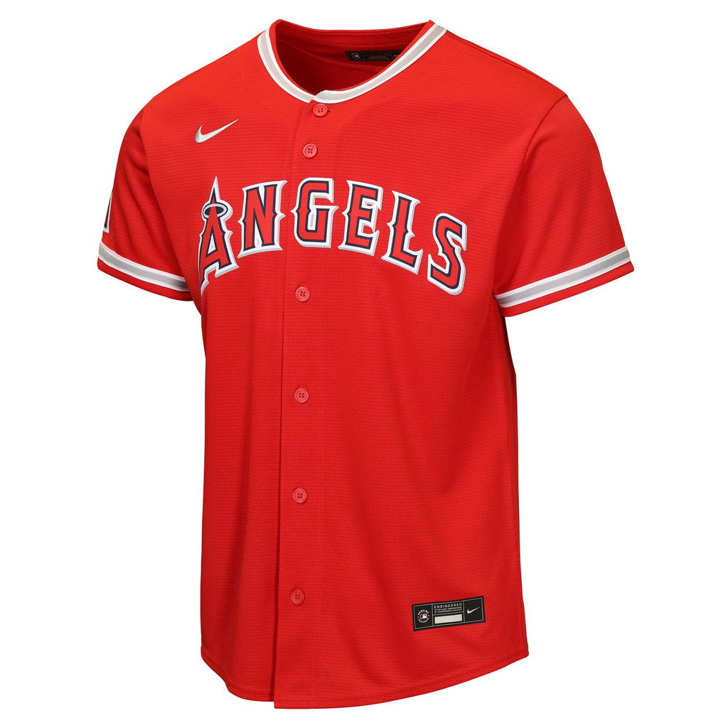 Youth Los Angeles Angels Nike Red Alternate Stadium Jersey - 3