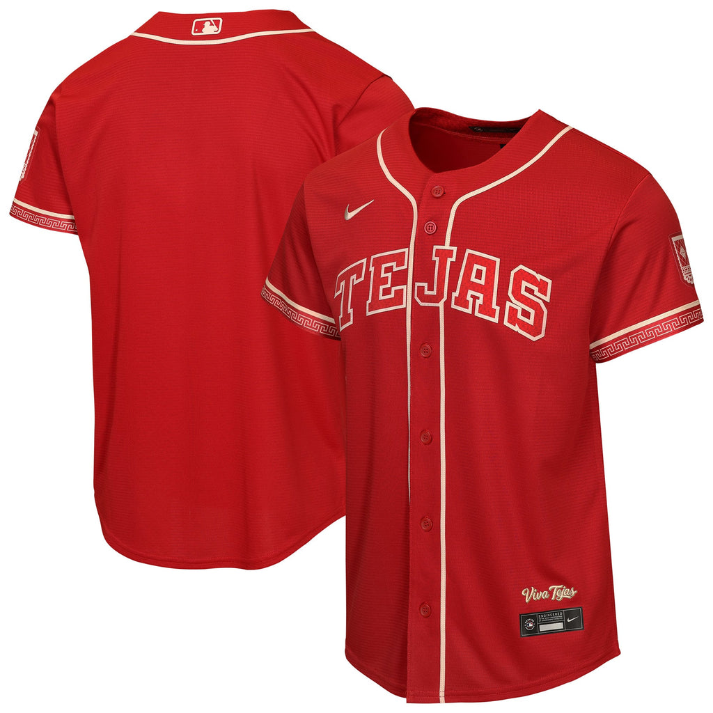 Youth Texas Rangers Nike Red 2026 City Connect Stadium Jersey - 2