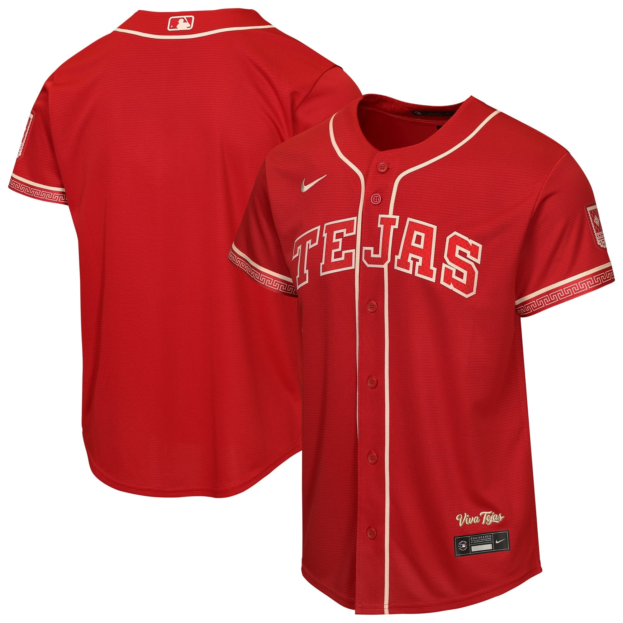 Youth Texas Rangers Nike Red 2026 City Connect Stadium Jersey - 2