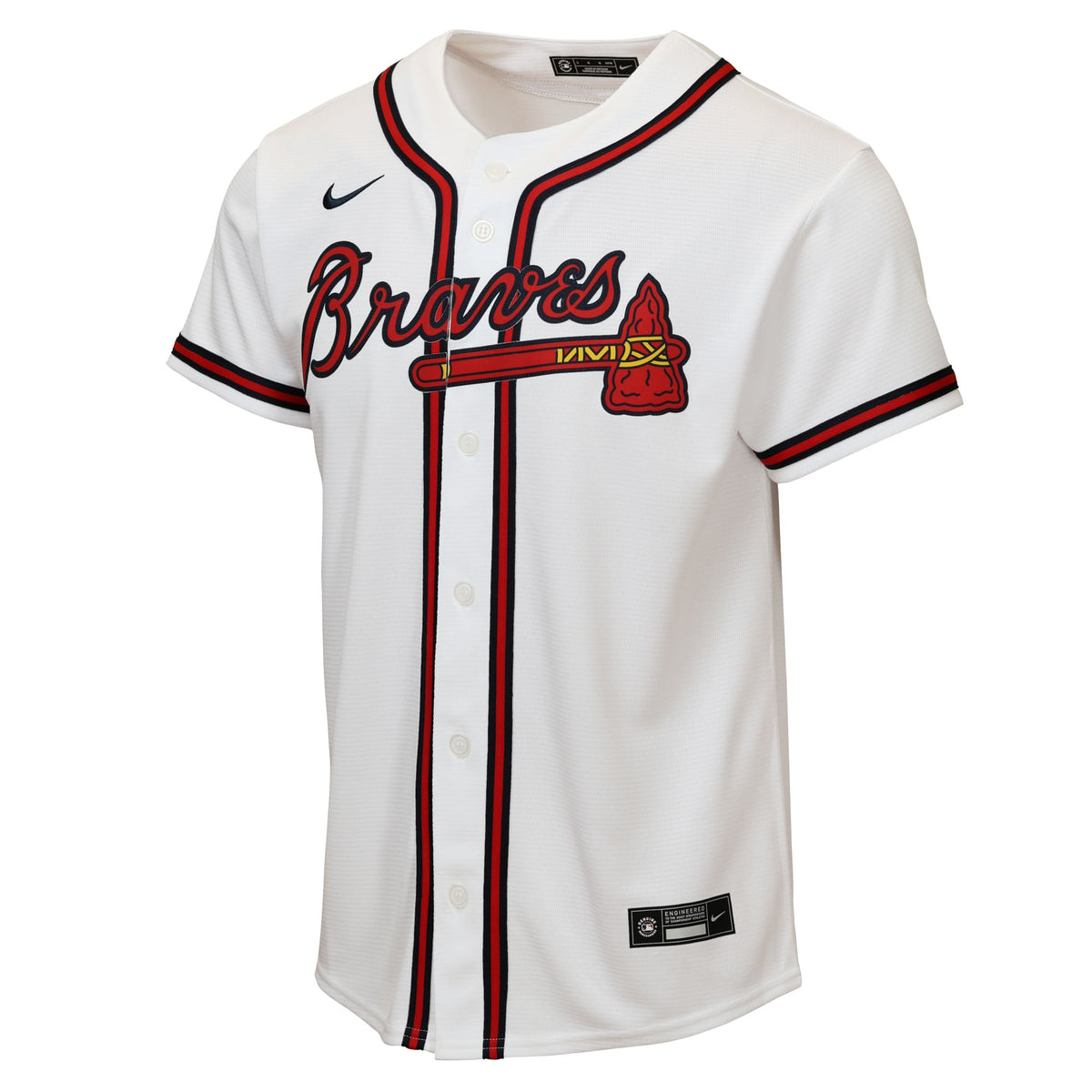 Youth Atlanta Braves Ronald Acuña Jr. Nike White Home Replica Player Jersey - 3