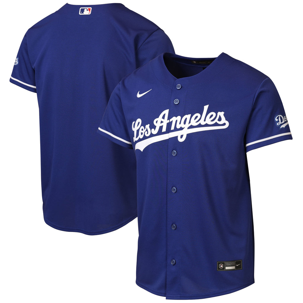 Youth Los Angeles Dodgers Nike Royal Alternate 2 Stadium Jersey - 2