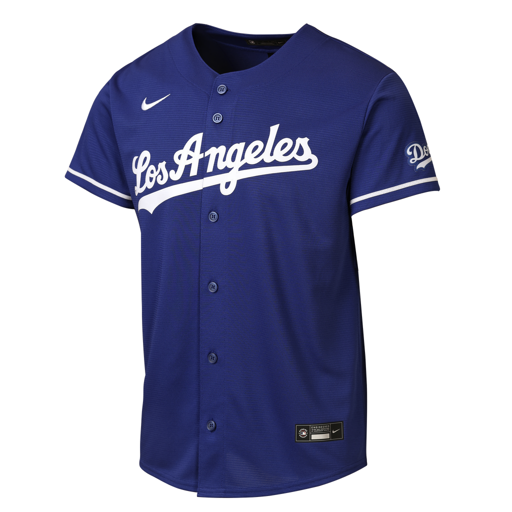 Youth Los Angeles Dodgers Nike Royal Alternate 2 Stadium Jersey - 3